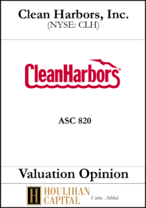 Clean Harbors - ASC 820 - Valuation Opinion Tombstone