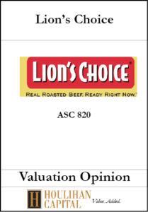 Lion's Choice - ASC 820"