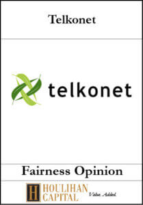 Telkonet - Fairness Opinion