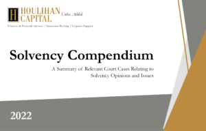 Houlihan Capital Solvency Compendium 2019