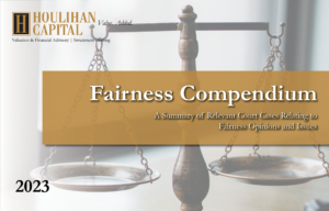 Houlihan Capital Fairness Compendium 2021