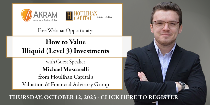 How to Value Illiquid Investments Webinar