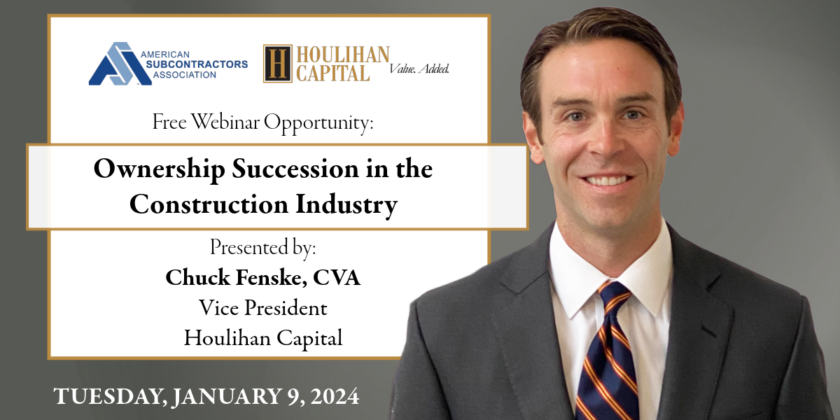 Ownership Succession in the Construction Industry – Webinar