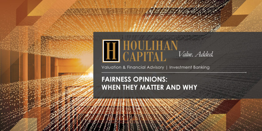 Fairness Opinions: When They Matter and Why