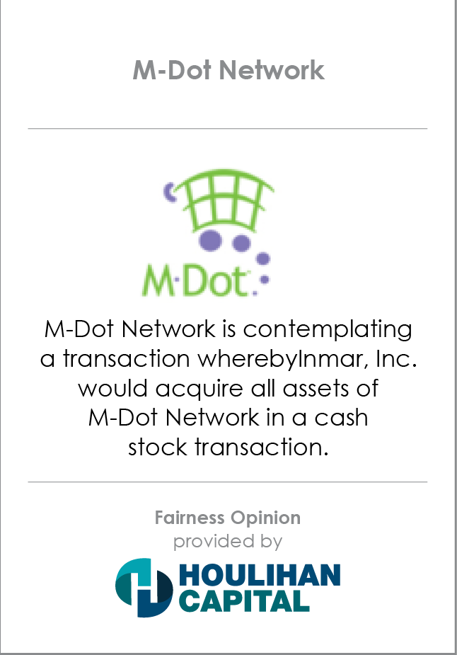 M-Dot Network Fairness Opinion tombstone