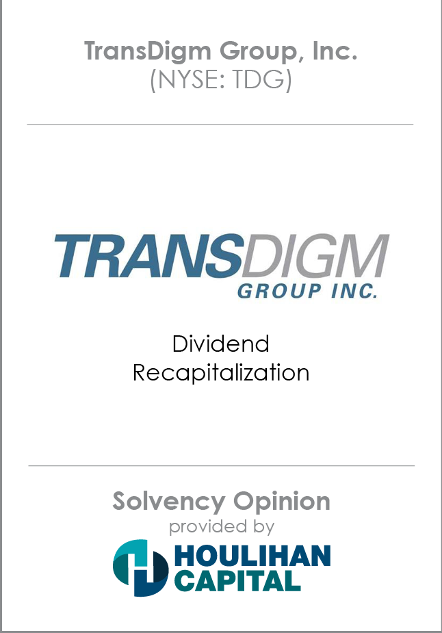 Transdigm Solvency Opinion tombstone