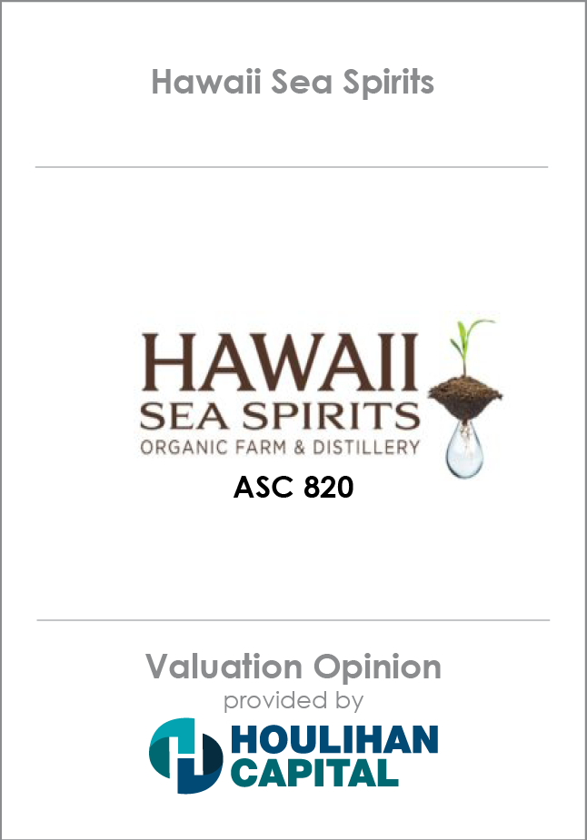 Hawaii Sea Spirits Valuation Opinion tombstone