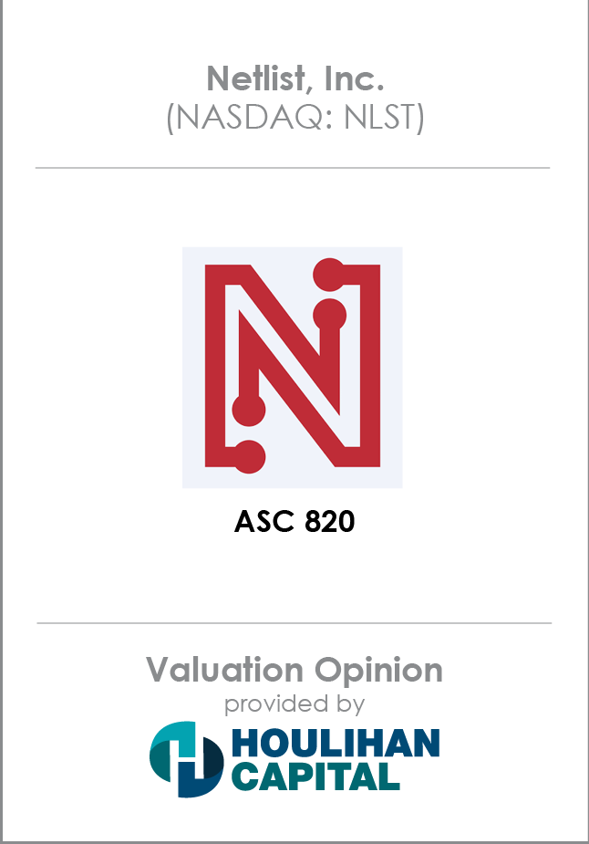 Netlist Inc Valuation Opinion tombstone