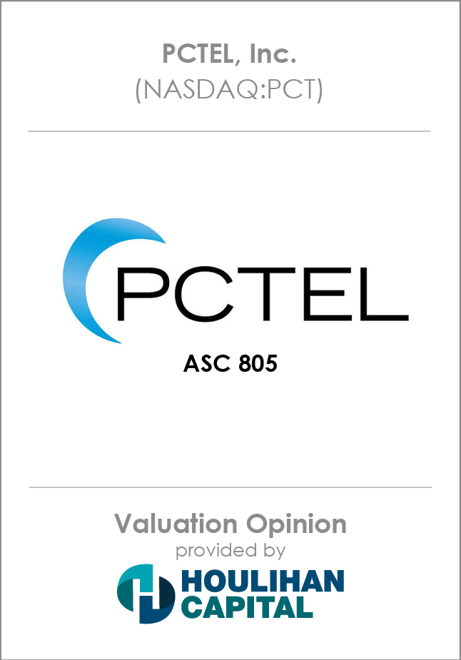 PCTEL Valuation Opinion tombstone