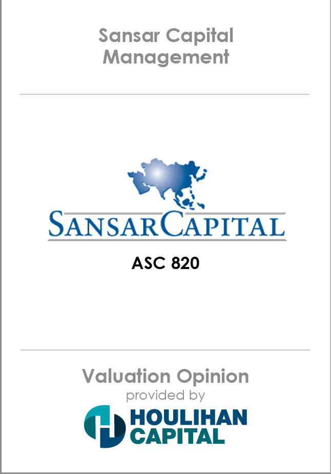 Sansar Capital Management Valuation Opinion tombstone
