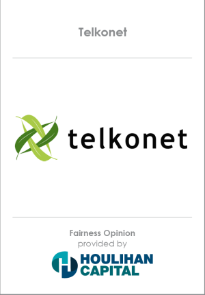 Fairness_Opinion_Telkonet_Technology