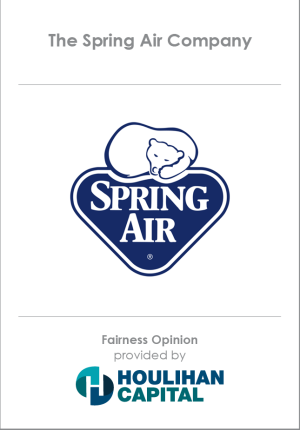Fairness_Opinion_The_Spring_Air_Company_Consumer_Products
