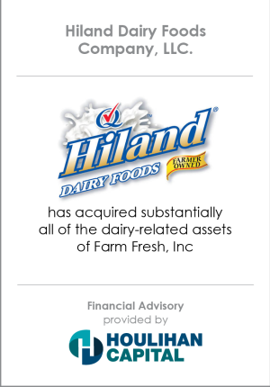 Financial_Advisory_Hiland_Dairy_Foods_Company_Consumer_Products