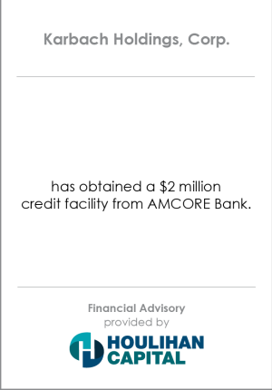 Financial_Advisory_Karbach_Holdings_Consumer_Products