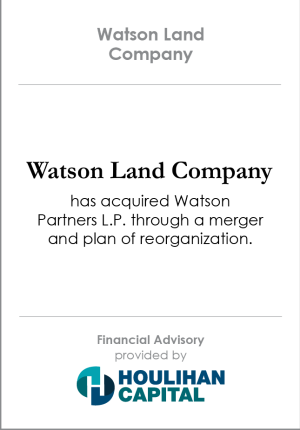 Financial_Advisory_Watson_Land_Co_Business_Services