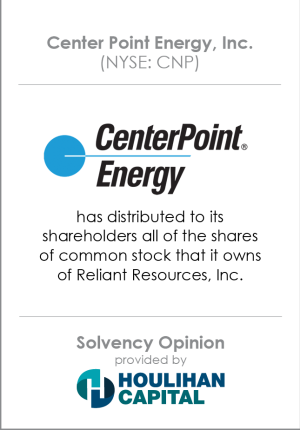 Solvency_Opinion_CenterPoint_Energy_Energy_and_Infrastructure