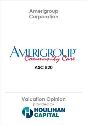 Valuation_Opinion_Amerigroup_Corporation_Healthcare
