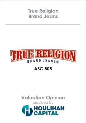 Valuation_Opinion_True_Religion_Consumer_Products
